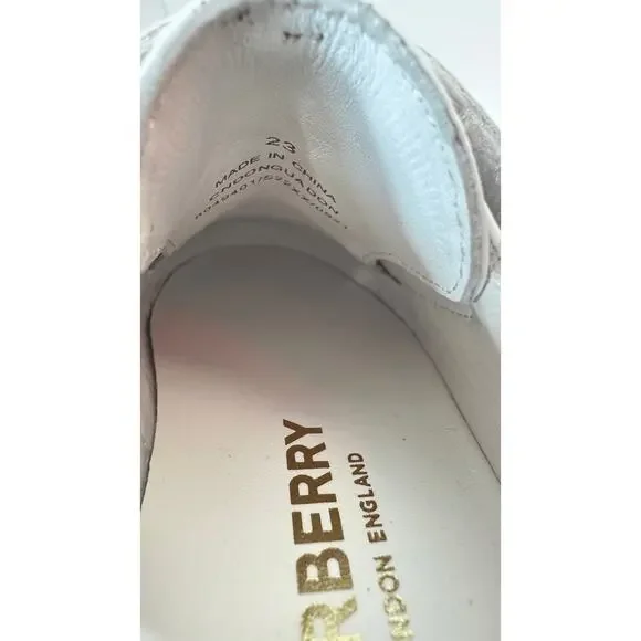 Burberry Kids Sneaker Archive Beige Single Strap Size 23 (US 7)